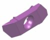 Einstechen-Drehen 20° mit Spanroller und Radius (863 Rb-r)